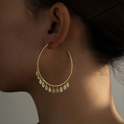 earrings, hoop earrings,  gold hoop earrings,  sterling silver earrings, hoop earrings, c hoop earrings, dangley hoop earrings, nice jewelry, nice earrings, womens jewelry, womens earrings, jewelry websites, earring ideas, birthday gifts, anniversary gifts, fashion accessories, fashion jewelry, fine jewelry, earrings that dont turn green with water, cute earrings, cute jewelry, Kesley Jewelry, nice womens jewelry, hoop earrings with post, big hoops, classy jewelry, jewelry for special occasions 