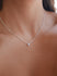 Tiny Cross Necklace, .925 Sterling Silver Hypoallergenic Tiny Cross Necklace